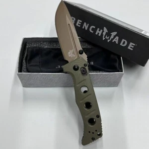 New Benchmade Mini Adamas 273FE-2 G10 Handle CPM-Cru-wear Blade Folding Knife - Picture 1 of 12