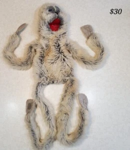 (lot#47) Vintage Mopkins 1977 Furry Plush Full Body Puppet 42” By Wynn Miller - Picture 1 of 4
