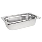 Gastronorm Pan 1/4 Size Stainless Steel Bain Marie Pot Food Storage Choose Depth