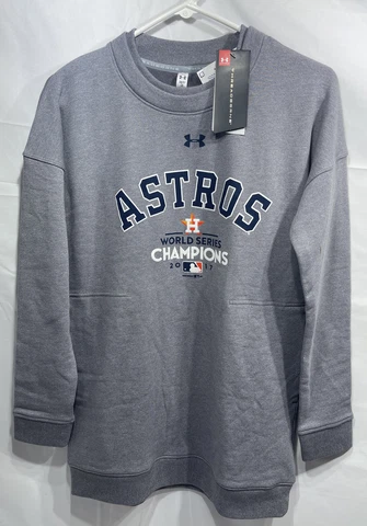 UNDER ARMOUR ASTROS World Series Champions 2017 Sweatshirt Size: Small UW1562914 Cover