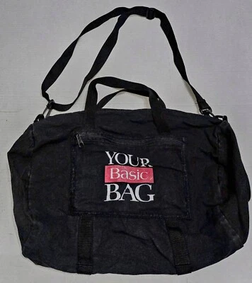 您的基本包行李袋促销香烟背在肩上或手提 Vtg — 第 1/4 张图片