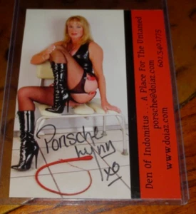 Porsche Lynn Firmado Autografiado Adulto Estrella de Cine Promo Plano 4x6 - Imagen 1 de 2