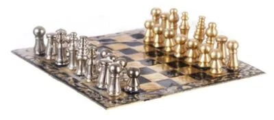 Casa Delle Bambole Set di Scacchi Miniatura 1:12 Scala Studio Accessorio Pub - Immagine 1 di 4