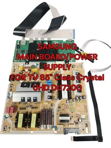 SAMSUNG MAIN BOARD/POWER SUPPLY FOR TV UN85DU7200BXZA - Picture 1 of 6