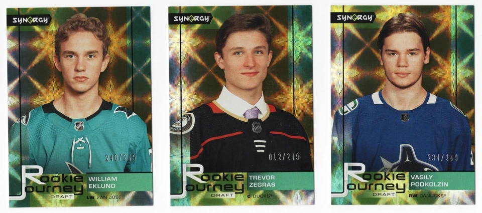 2021-22 Upper Deck Synergy Rookie Journey Draft Gold /249 Pick from List !! - Image 1 of 1