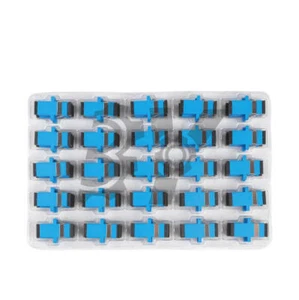 200x SC-SC Coupler Fiber Optic Connector Adapter SC UPC SM Flange Simplex - Afbeelding 1 van 1