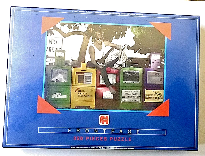 PUZZLE 350 Pz. "FRONTPAGE" SIGILLATO FOTO by BERTRAM BAHNER MADE in HOLLAND 1991 - Immagine 1 di 1