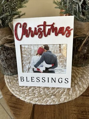 Marco de madera de Navidad para recuerdos 4*6 Foto 1 de 4