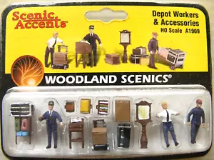 Woodland Scenics #1909 Depot Workers & Assy's HO Scale - Picture 1 of 1