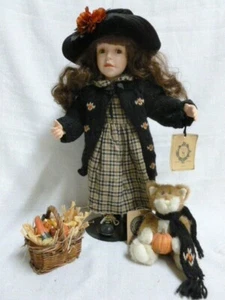 1999 Boyds Bear Yesterdays Child Kayla Kirby Harvest Time Large L/E Doll 4918 - Picture 1 of 7