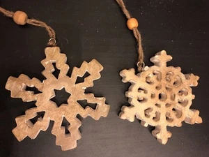 Wood Holiday Christmas Ornament Taiwan Imports - Picture 1 of 5