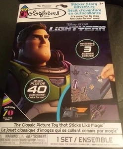 NUEVO~DISNEY*PIXAR~BUZZ LIGHTYEAR OF STARCOMMAND~LOTE DE COLORES Y PEGATINAS ORIGINALES - Imagen 1 de 3