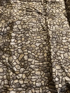 2/3 Yard x WOF (38”ish) Of Grey Stone Cotton Fabric - Picture 1 of 1