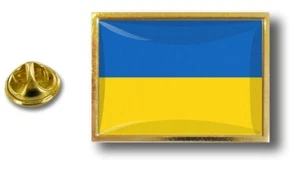 pins pin badge pin's metal avec pince papillon drapeau ukraine ukrainien - Afbeelding 1 van 1
