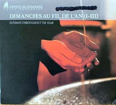 Abbaye de Solesmes - Dimanches au Fil Da l'An CD 2006 Gregorian Chant Organ VG+ Foto 1 de 4