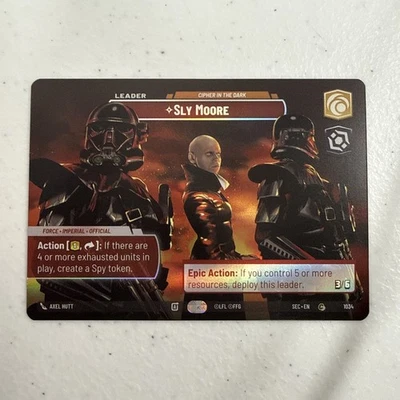 Star Wars Unlimited - Sly Moore, Cipher in the Dark Showcase - Secrets of Power  - Image 1 of 4