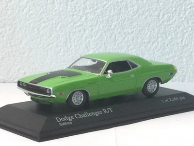 "" Minichamps 1:43 Dodge Challenger R/T Green 1970 Art. Nr: 400 144700"" - Immagine 1 di 4