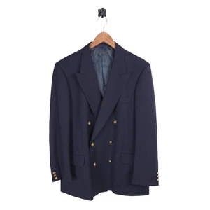 Mens Jaeger Double Breasted Blazer Jacket UK 42R - Picture 1 of 11