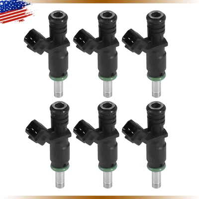6x Fuel Injector for BMW 128i 323i 325i 328i 330Ci 330i 525xi 528i 530i X3 Z4 X5 Foto 1 de 4