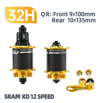 Bujes de bicicleta de montaña de fibra de carbono 6 trinquetes 114 clics para HG XD MS 8 9 10 11 velocidades Foto 1 de 4