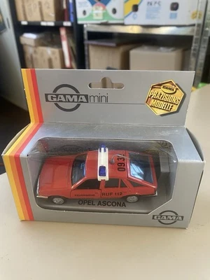 Opel Ascona 1982 Vigili del Fuoco Range 1/43 Con Scatola Gama Mini - Immagine 1 di 4