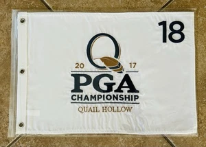 2017 PGA Championship Quail Hollow Pin Flag Brand New Justin Thomas Winner - Picture 1 of 2