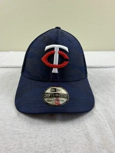 Minnesota Twins New Era 39THIRTY Hat Cap Size Youth Stretch Blue Camo New $32 - Bild 1 von 6