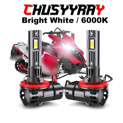 881 Bombillas LED para Faros Motos de Nieve Arctic Cat ZR 440 500 600 700 800 900 Foto 1 de 4