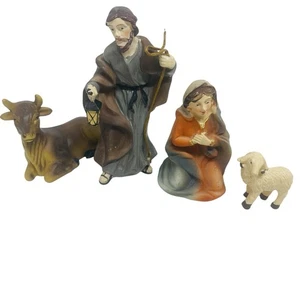 Faithful Treasure Nativity Mary Joseph Replacement Pieces HandPainted 2.5”+ 3.5” - Picture 1 of 10