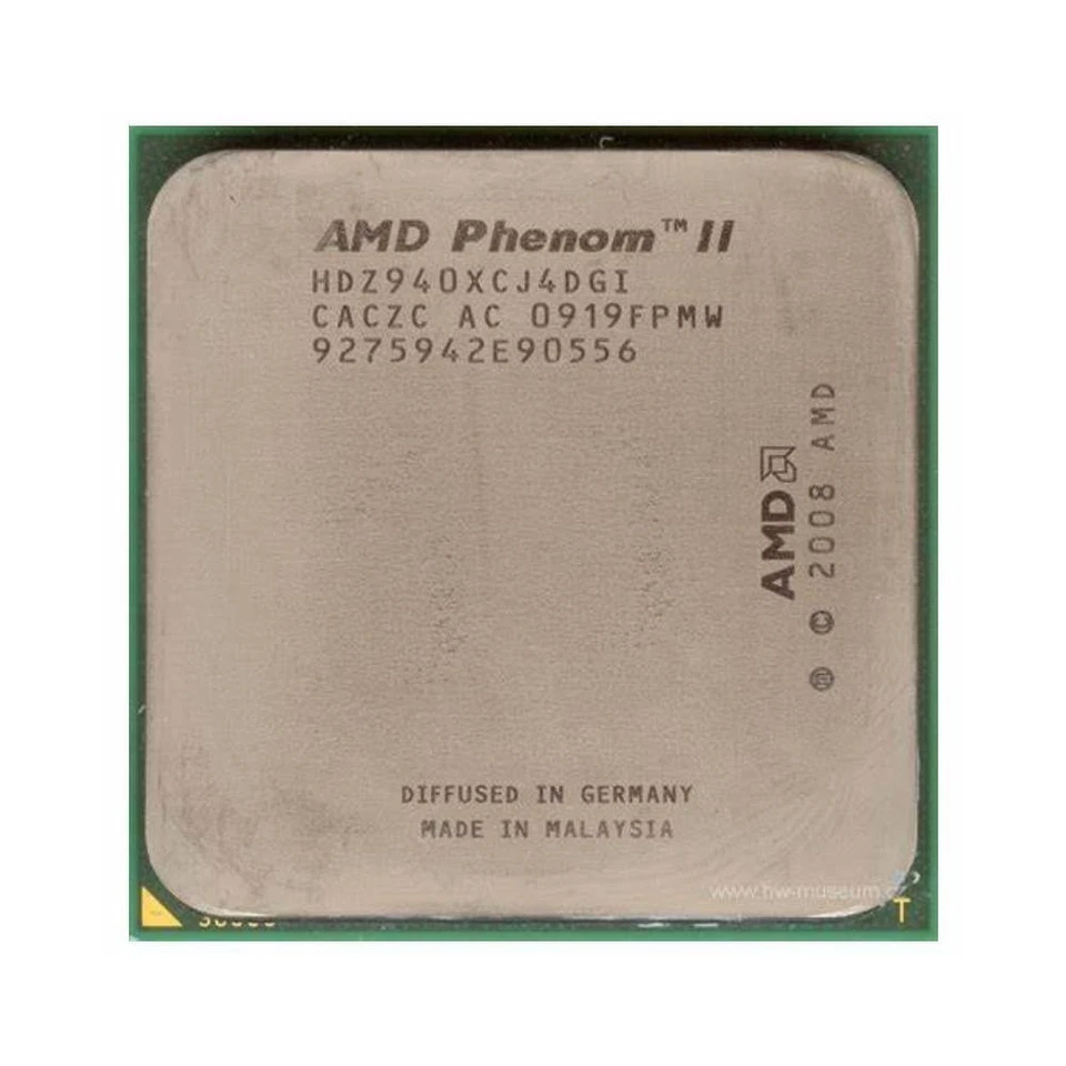AMD Phenom II X4 940 CPU 3GHz Socket AM2+ 125W Processor - Image 1 of 1