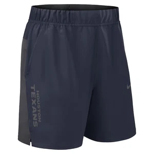 Houston Texans Nike Woven Victory Performance Shorts Men's 2025 NFL Training New - Picture 1 of 3
