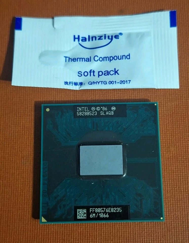 CPU 478 MOBILE CORE DUO E8235 2.8 GHz SLAQB 1066 PGA DUAL X2 SOCKET M INTEL - Immagine 1 di 1