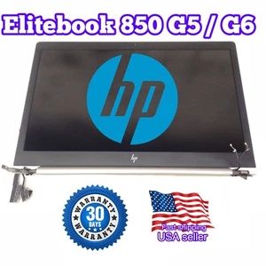 HP Elitebook 850 G5 G6  15.6" Genuine Laptop Fhd Lcd Screen Complete Assembly - Picture 1 of 18