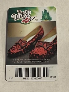 RARA Tarjeta de Zapatillas Rubí del EVENTO PRINCIPAL Mago de Oz Empujador de Monedas Juego Arcade - Imagen 1 de 2