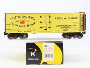 O Gauge 3-Rail K-Line 6-22314 Coastal King Brand Seafood Wood Reefer #12005 - Picture 1 of 11