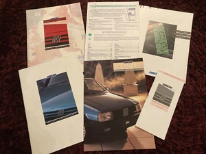 Fiat Uno Mk1 Broschürenpaket 1989 - UK Ausgabe, 6 Stück inkl. 70SX & Turbo dh - Bild 1 von 2