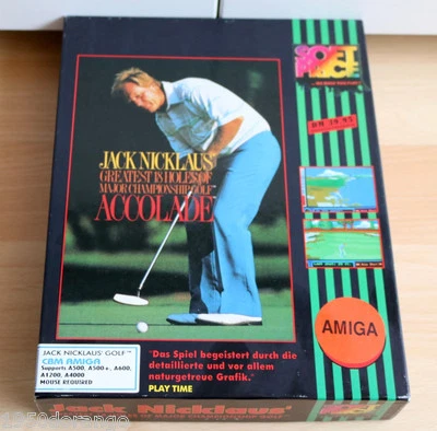 Jack Nicklaus GOLF : Amiga Spiel Disketten für A500-A4000/Boxed/OVP/TOP - Bild 1 von 3