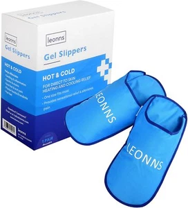 Zapatillas LEONNS Ice Pack para pies - Proporciona terapia para el dolor de pies - Imagen 1 de 7