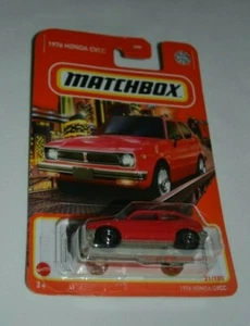 HONDA CVCC MATCHBOX 2022 CITY ADVENTURE 21/100 1976 ROJO - Imagen 1 de 6