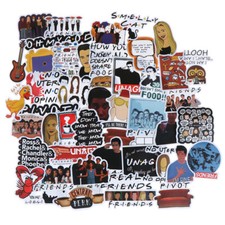 50Pcs Friends stickers DIY scrapbooking album luggage laptop phone decal