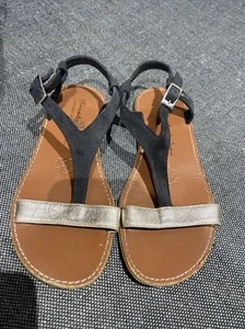 manuela de juan spanish girls sandals 33 leather uk 2 - Picture 1 of 9