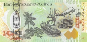 Papua New Guinea 100 Kina 2008 Series BPNG  Commemorative  Uncirculated Banknote - Picture 1 of 2