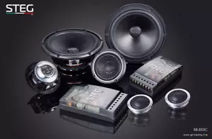 Steg ML653C KIT CASSE 3 VIE WOOFER MID TWEETER CROSSOVER GRIGLIE SPEAKERS AUTO - Foto 1 di 10