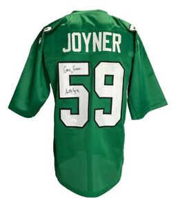 Seth Joyner Signed Philadelphia Eagles Jersey Inscribed "Gang Green" (JSA COA)