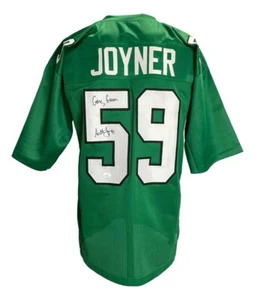 Seth Joyner Signed Philadelphia Eagles Jersey Inscribed "Gang Green" (JSA COA) - Picture 1 of 6