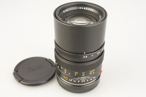 Leitz 90 mm f/2,8 Elmarit-M Objektiv Leica M Halterung & Kappe 1988/90