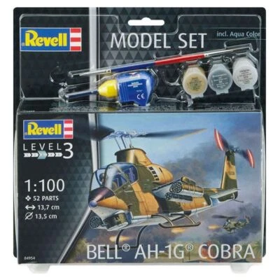 Revell model kit Helicopter Bell AH-1G Cobra 1:100 | Attack Helicopter - Image 1 of 3