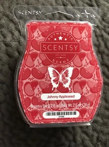 Scentsy Wax Bar 3.2 oz Johnny Appleseed FREE SHIPPING! NIP - Picture 1 of 4
