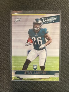 2019 Panini Prestige Miles Sanders Rookie Philadelphia Eagles RC #258