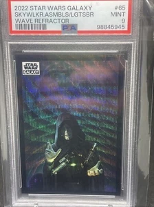 2022 Topps Star Wars Galaxy Luke Skywalker Assembles Lightsaber Wave /99 PSA 9 - Picture 1 of 4